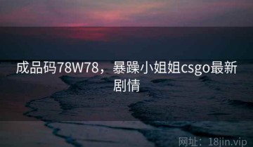 成品码78W78，暴躁小姐姐csgo最新剧情