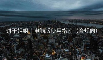 饼干姐姐｜电脑版使用指南（合规向）