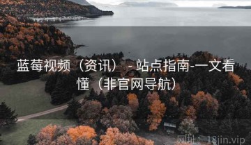 蓝莓视频（资讯） - 站点指南-一文看懂（非官网导航）