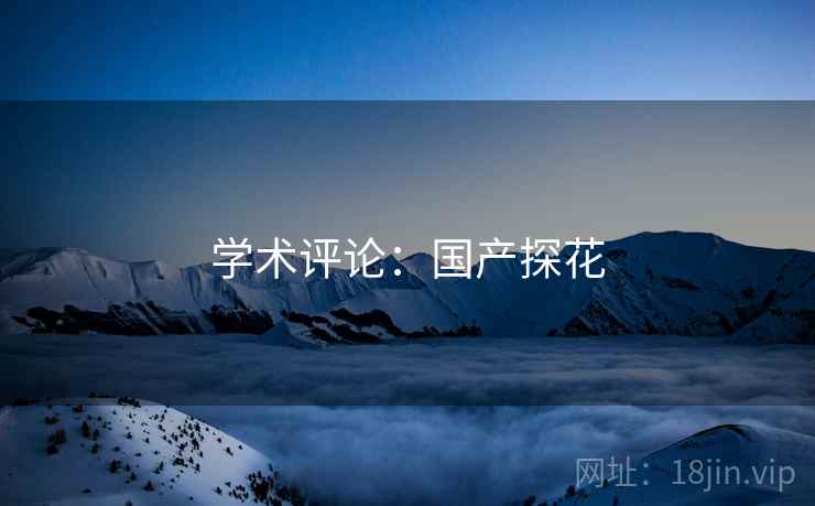 学术评论：国产探花